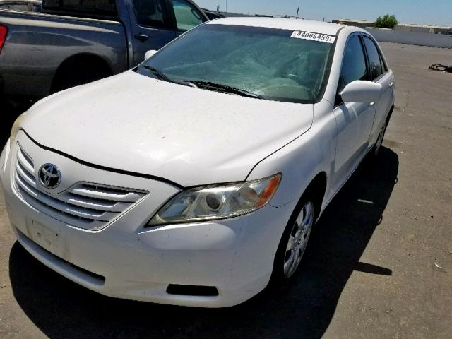 JTNBE46KX73032100 - 2007 TOYOTA CAMRY NEW WHITE photo 2