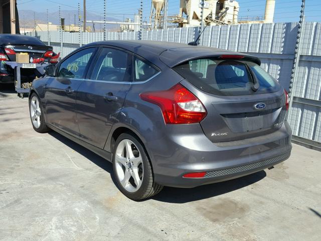 1FADP3N22EL463844 - 2014 FORD FOCUS TITA GRAY photo 3