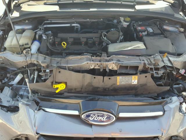 1FADP3N22EL463844 - 2014 FORD FOCUS TITA GRAY photo 7