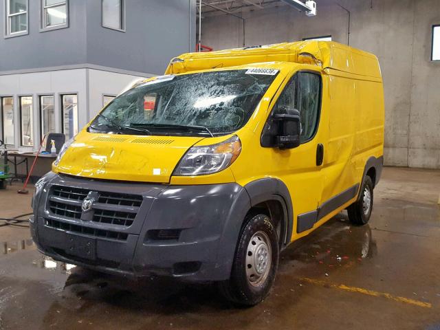 3C6TRVCG4HE544195 - 2017 RAM PROMASTER 黄色 照片 2