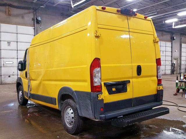 3C6TRVCG4HE544195 - 2017 RAM PROMASTER 黄色 照片 3