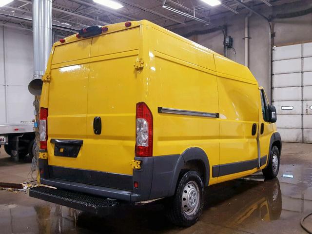 3C6TRVCG4HE544195 - 2017 RAM PROMASTER 黄色 照片 4