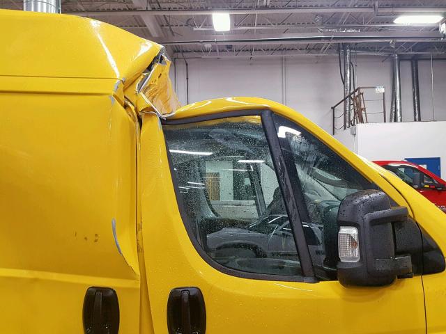 3C6TRVCG4HE544195 - 2017 RAM PROMASTER 黄色 照片 9