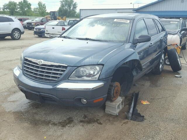 2C4GM68425R656579 - 2005 CHRYSLER PACIFICA T BLUE photo 2