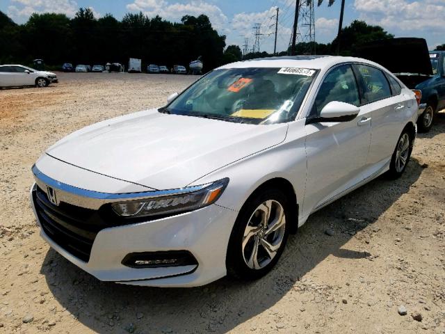 1HGCV1F54JA045575 - 2018 HONDA ACCORD EXL WHITE photo 2