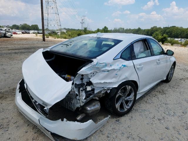 1HGCV1F54JA045575 - 2018 HONDA ACCORD EXL WHITE photo 4