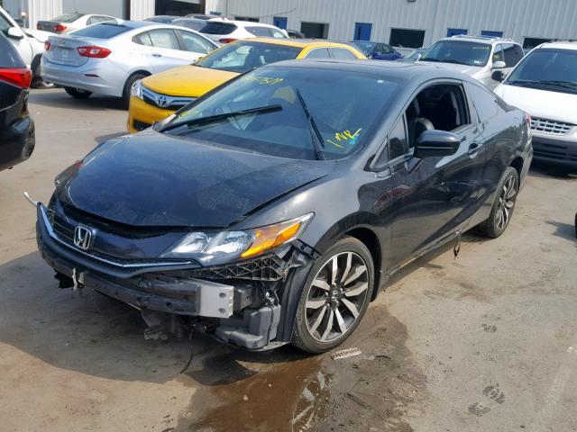 2HGFG3B03FH524642 - 2015 HONDA CIVIC EXL BLACK photo 2