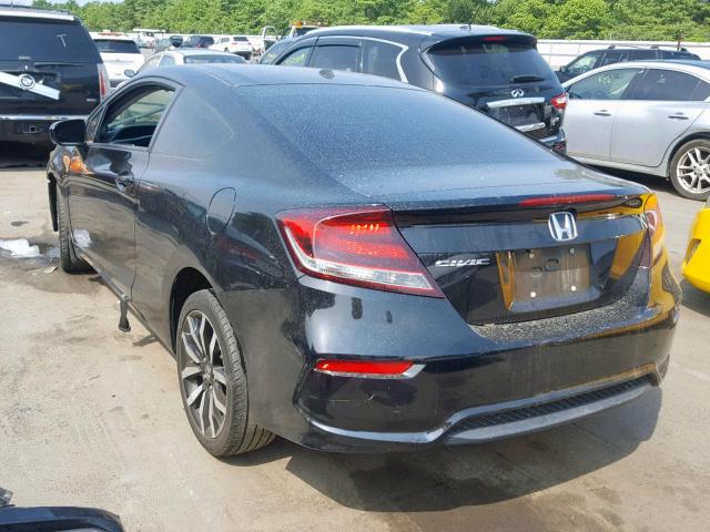 2HGFG3B03FH524642 - 2015 HONDA CIVIC EXL BLACK photo 3