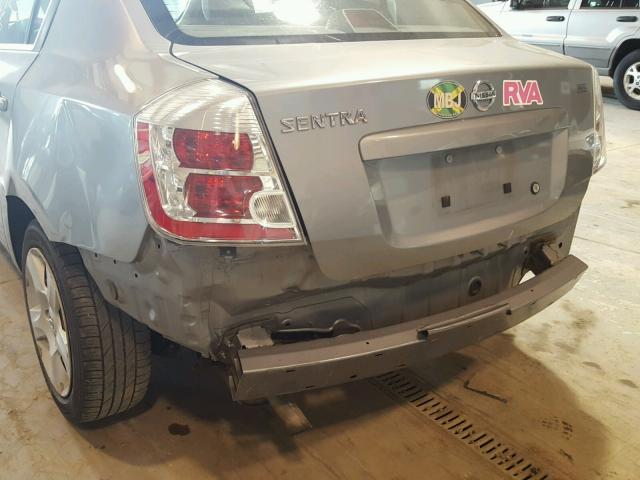 3N1AB61E39L695783 - 2009 NISSAN SENTRA 2.0 SILVER photo 9