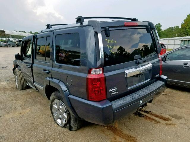1J8HH58247C636291 - 2007 JEEP COMMANDER GRAY photo 3