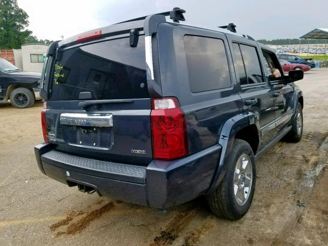 1J8HH58247C636291 - 2007 JEEP COMMANDER GRAY photo 4