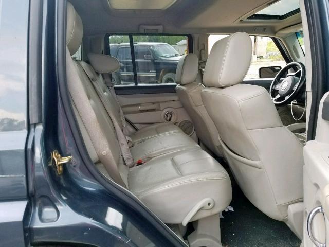 1J8HH58247C636291 - 2007 JEEP COMMANDER GRAY photo 6