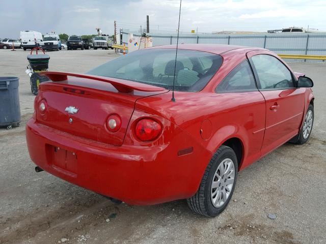 1G1AD1F56A7228362 - 2010 CHEVROLET COBALT 1LT RED photo 4