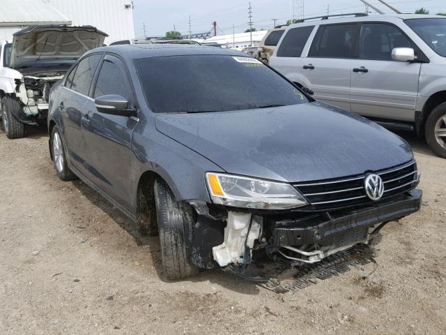 3VWLA7AJ1FM340965 - 2015 VOLKSWAGEN JETTA TDI GRAY photo 1