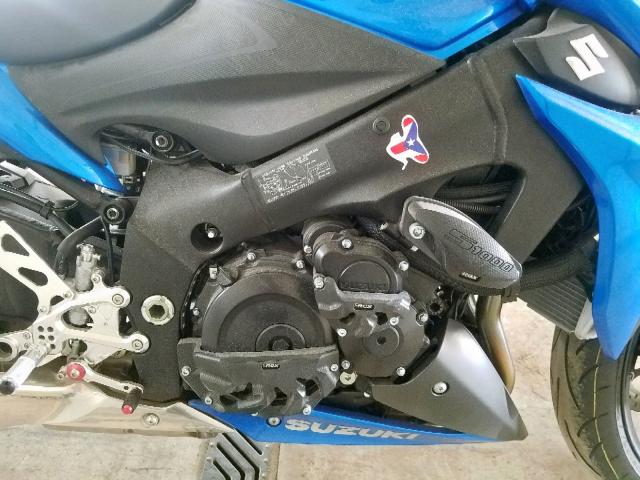 JS1GT79A4G2100539 - 2016 SUZUKI GSX-S1000 BLUE photo 7