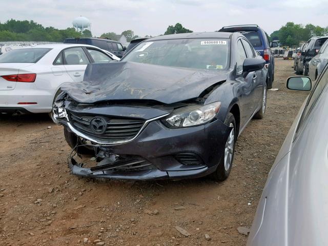 JM1GJ1U57G1426537 - 2016 MAZDA 6 SPORT GRAY photo 2