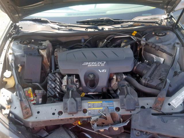 2G2WP522X51195686 - 2005 PONTIAC GRAND PRIX GRAY photo 7