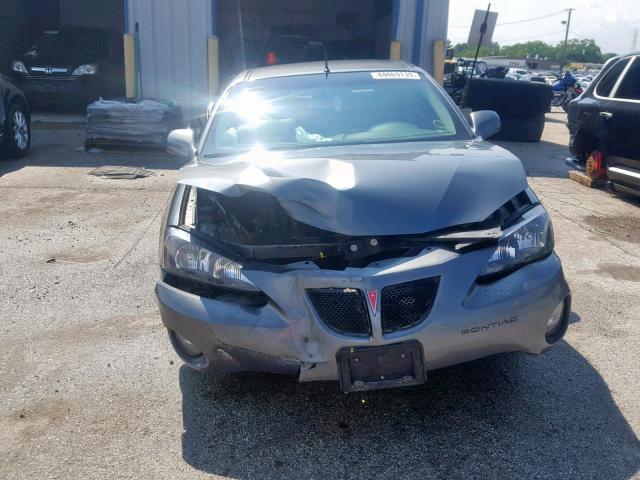 2G2WP522X51195686 - 2005 PONTIAC GRAND PRIX GRAY photo 9