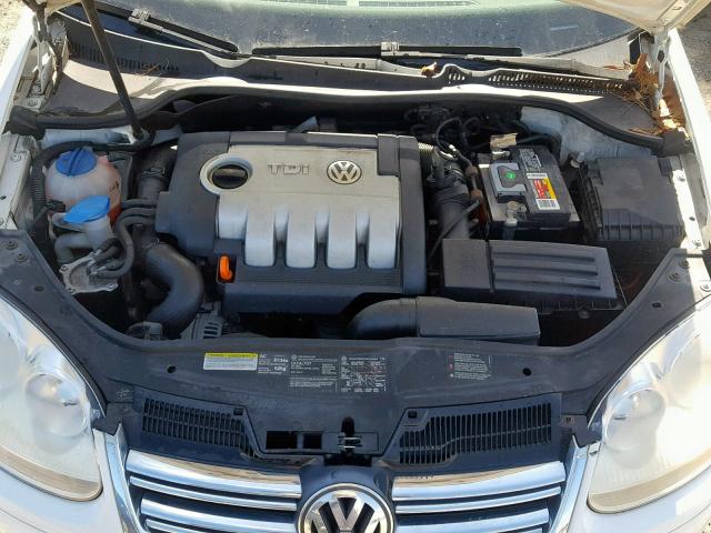 3VWST71K66M740096 - 2006 VOLKSWAGEN JETTA TDI WHITE photo 7