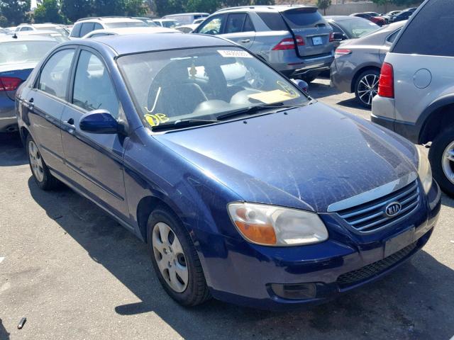 KNAFE122085533719 - 2008 KIA SPECTRA EX BLUE photo 1