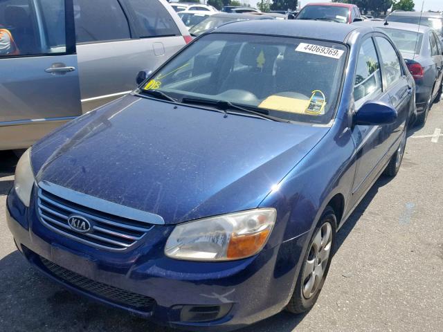 KNAFE122085533719 - 2008 KIA SPECTRA EX BLUE photo 2