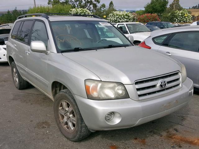 JTEGP21AX50049982 - 2005 TOYOTA HIGHLANDER GRAY photo 1