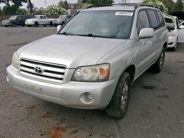 JTEGP21AX50049982 - 2005 TOYOTA HIGHLANDER GRAY photo 2