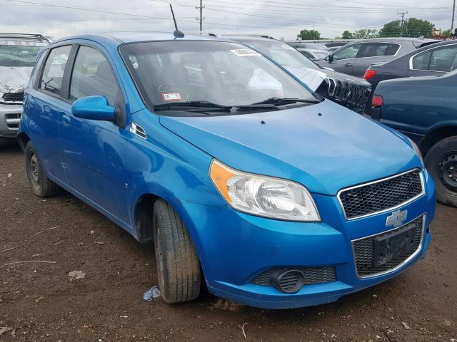 KL1TD66EX9B387236 - 2009 CHEVROLET AVEO LS TEAL photo 1