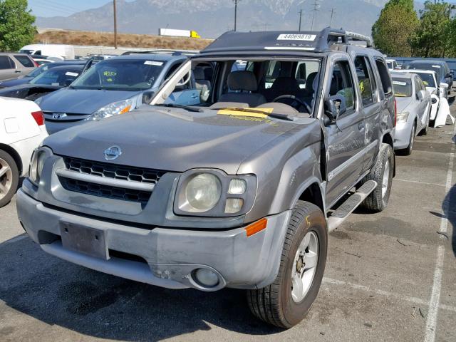 5N1ED28T14C661444 - 2004 NISSAN XTERRA XE BROWN photo 2