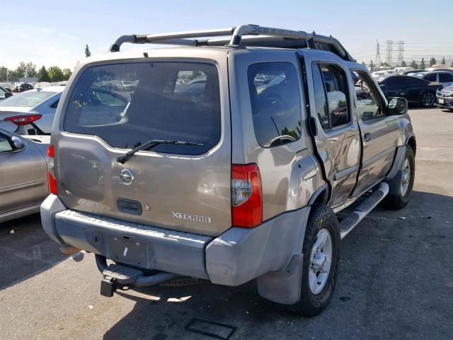 5N1ED28T14C661444 - 2004 NISSAN XTERRA XE BROWN photo 4