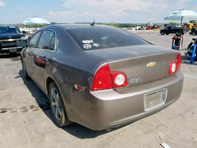 1G1ZC5E17BF220628 - 2011 CHEVROLET MALIBU 1LT 棕色 照片 3