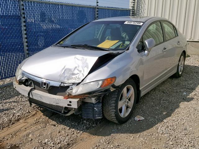 2HGFA16948H009909 - 2008 HONDA CIVIC EXL 银色 照片 2