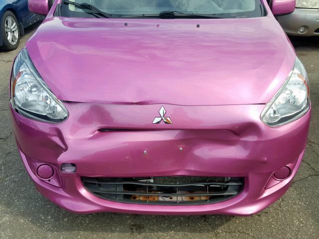 ML32A3HJ6EH004540 - 2014 MITSUBISHI MIRAGE DE PINK photo 9