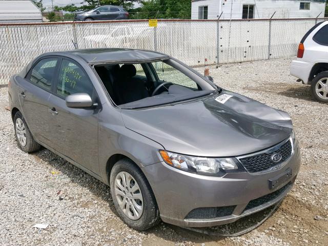 KNAFU4A24C5504609 - 2012 KIA FORTE EX GRAY photo 1