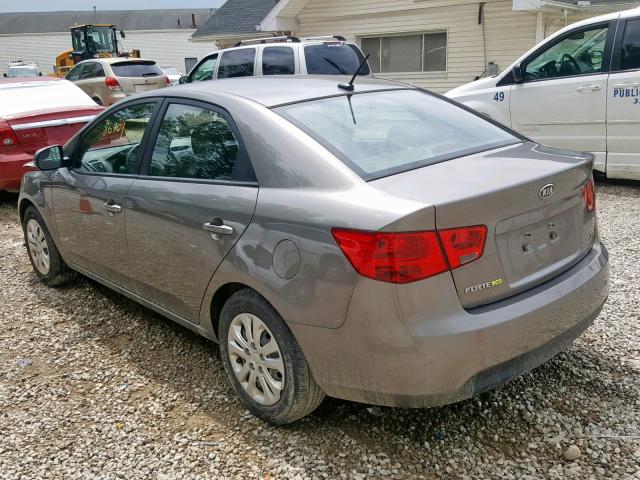 KNAFU4A24C5504609 - 2012 KIA FORTE EX GRAY photo 3