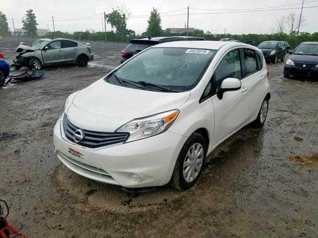 3N1CE2CP3EL389930 - 2014 NISSAN VERSA NOTE WHITE photo 2