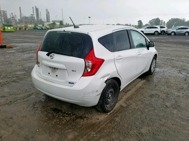 3N1CE2CP3EL389930 - 2014 NISSAN VERSA NOTE WHITE photo 4