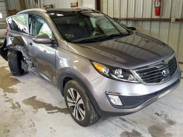 KNDPC3A22D7490185 - 2013 KIA SPORTAGE E GRAY photo 1