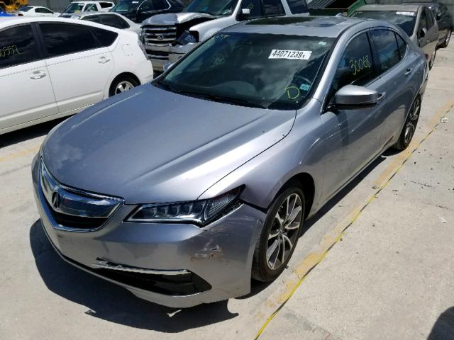 19UUB2F52HA002950 - 2017 ACURA TLX TECH SILVER photo 2