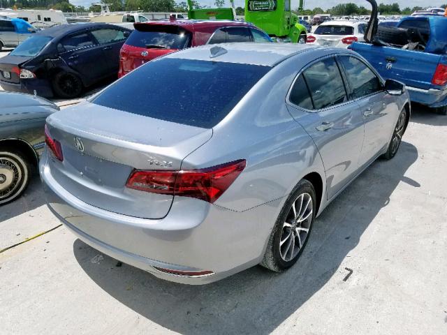 19UUB2F52HA002950 - 2017 ACURA TLX TECH SILVER photo 4