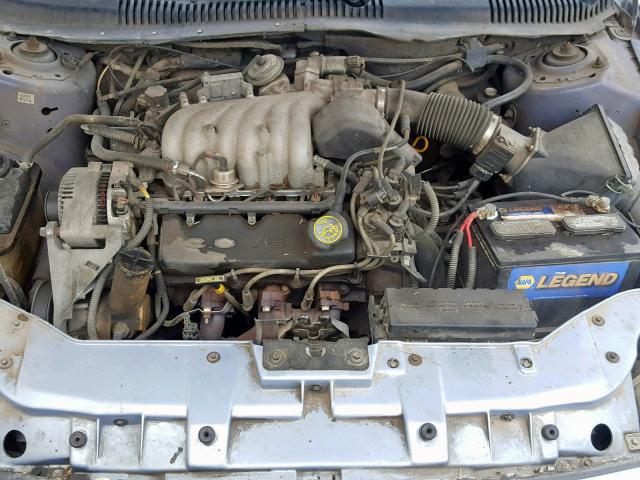 1FALP52U5VA303305 - 1997 FORD TAURUS GL BLUE photo 7