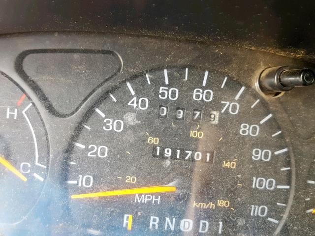 1FALP52U5VA303305 - 1997 FORD TAURUS GL BLUE photo 8