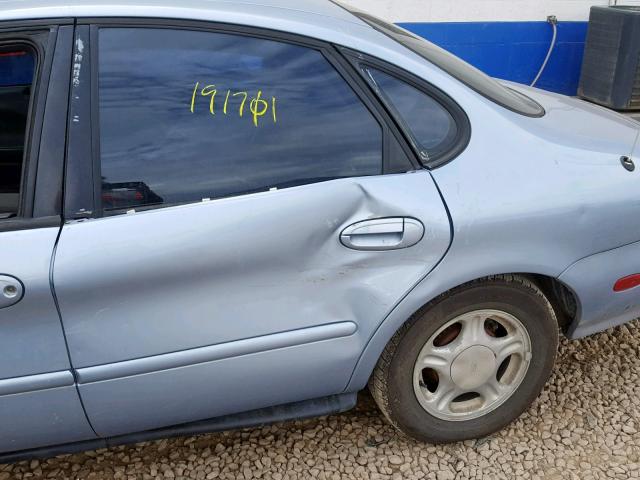 1FALP52U5VA303305 - 1997 FORD TAURUS GL BLUE photo 9