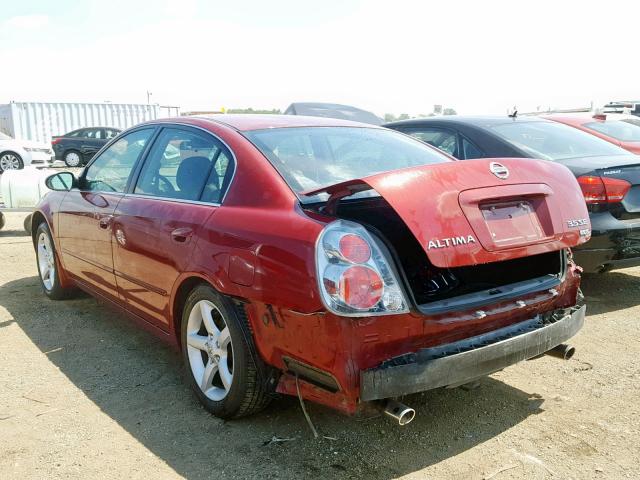 1N4BL11D55C956657 - 2005 NISSAN ALTIMA SE RED photo 3