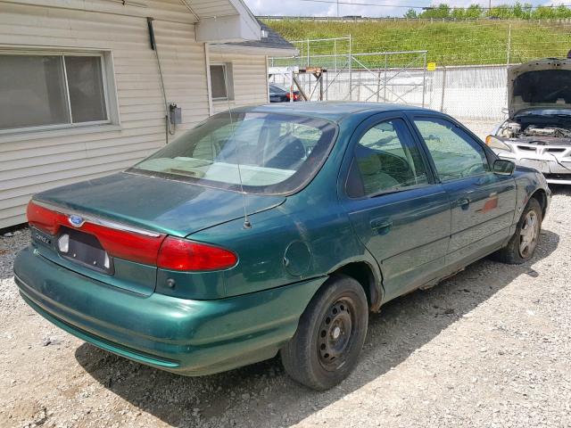 1FAFP6531XK107042 - 1999 FORD CONTOUR LX GREEN photo 4