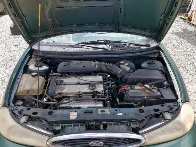 1FAFP6531XK107042 - 1999 FORD CONTOUR LX GREEN photo 7