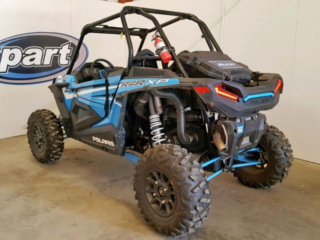 3NSVDE991KF777136 - 2019 POLARIS RZR XP 100 BLUE photo 3