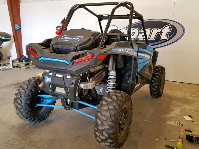 3NSVDE991KF777136 - 2019 POLARIS RZR XP 100 BLUE photo 4