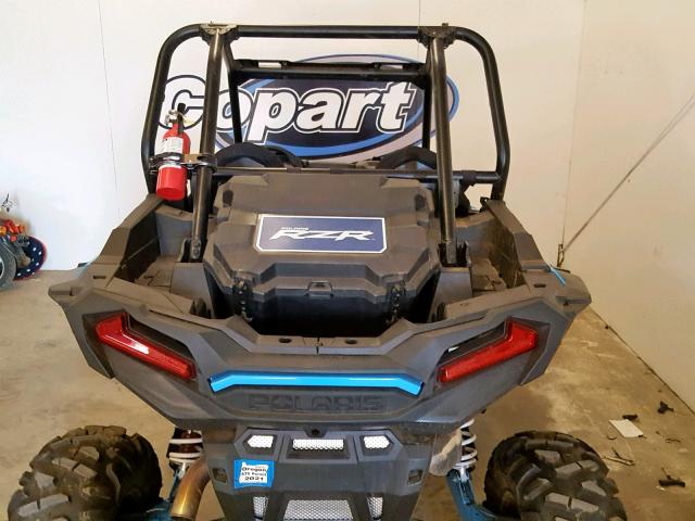 3NSVDE991KF777136 - 2019 POLARIS RZR XP 100 BLUE photo 6