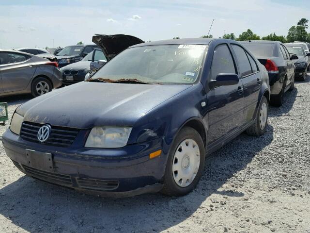 3VWRS29M31M036604 - 2001 VOLKSWAGEN JETTA GL BLUE photo 2